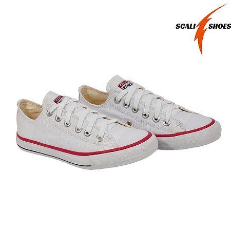 TÊNIS ALL STAR CANO CURTO BRANCO - SCALI SHOES