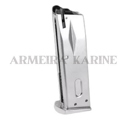 MAGAZINE 25R DE PISTOLA GBB (BERETA) M92 CROMADO [WE]