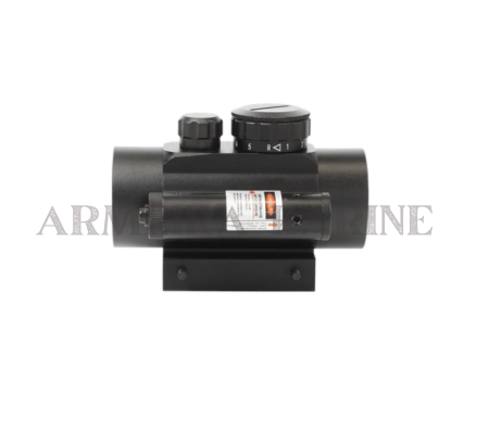 MIRA HOLOGRÁFICA RED DOT 1X 30RD LASER VERMELHO P/ 11MM E 22MM