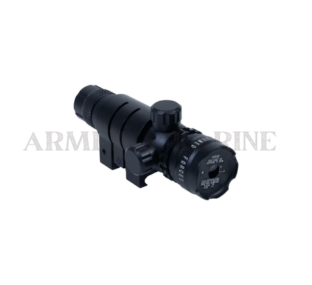 EMISSOR DE LASER VERDE COM AJUSTE P/ RIFLES E CARABINAS [ROSSI]