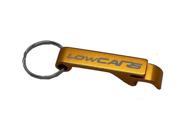 CHAVEIRO ABRIDOR LOWCARS LARANJA