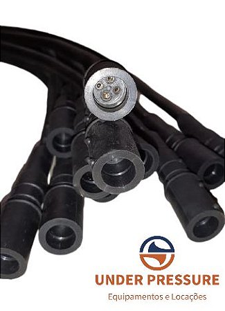 Conector subaquático marsh marine modelo RMG-4-fs - fêmea 04 vias