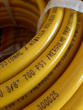 MANGUEIRA ATOXICA 1/2" - 10 MTS C/TERMINAIS INOX JIC 8