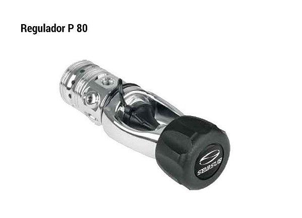 Regulador Seasub 1º Estágio - Pistão Simples Yoke P-80