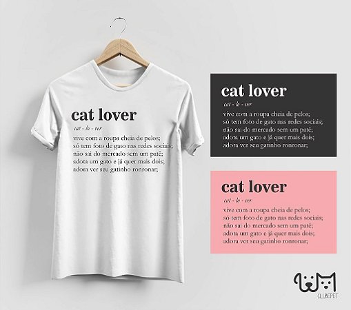 CAMISETA CAT LOVER
