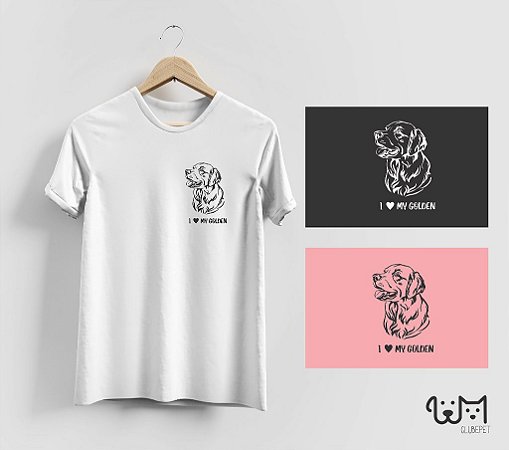 CAMISETA I LOVE GOLDEN