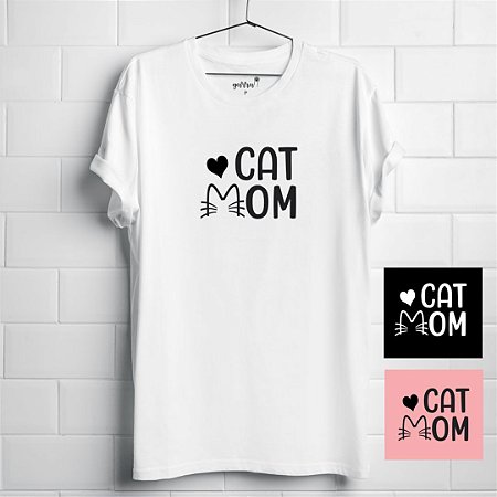CAMISETA CAT MOM