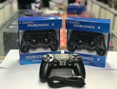 Controle Ps4 Joystick Sem Fio Wireless Recarregável Preto em