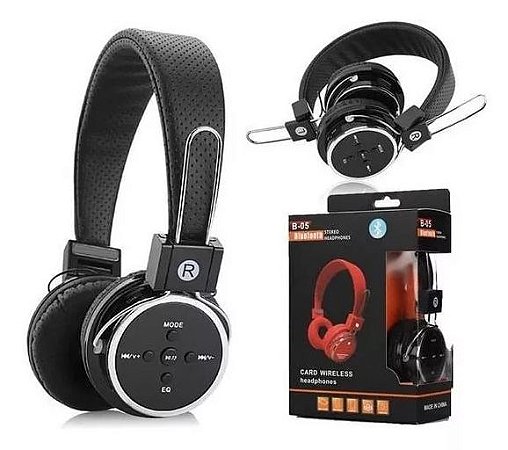 Fone de Ouvido Headset Sem Fio Bluetooth Celular Pc Notebook