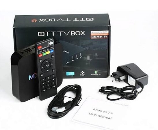Tv Box Tv Smart 4k 6gb/128gb - MxQ Wifi 5g