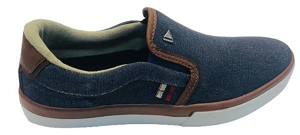 SAPATENIS MASCULINO SOUND JEANS ZI677 - MODA CALÇADOS