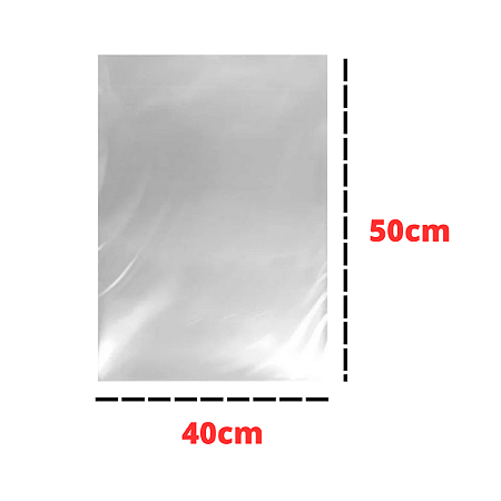 Saco Transparente PE – 40x50
