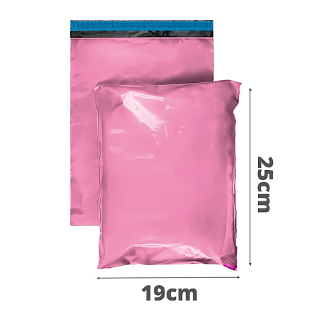 Envelope de Segurança para Correio Rosa 19X25 - Combo