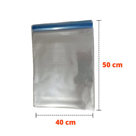 Saco Transparente com Lacre 40x50 - Combo
