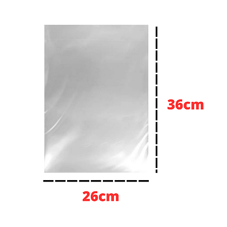 Saco Transparente PE – 26x36 - Combo