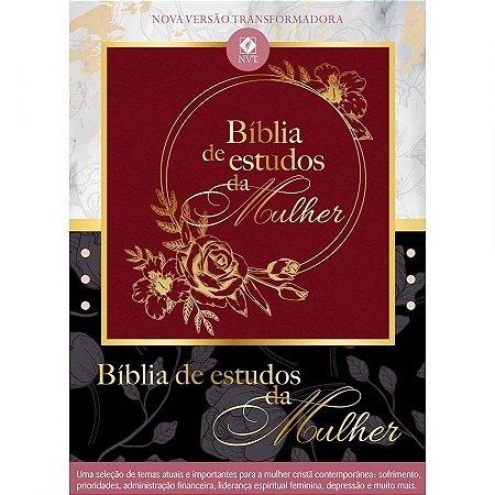 BÍBLIA DE ESTUDOS DA MULHER - VINHO