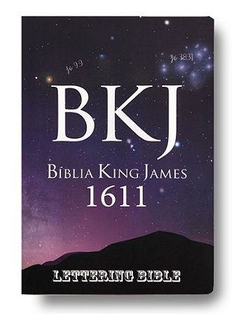 Bíblia King James 1611 Ultra fina Lettering - Universo