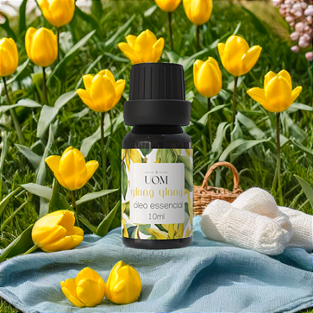 Óleo Essencial Ylang Ylang UOM 10ml | Afrodisíaco & Relaxante