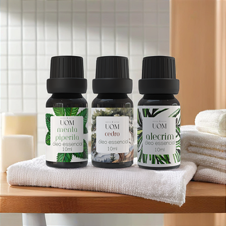 Trio Anti-Queda | Alecrim, Cedro e Hortelã Pimenta