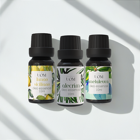 Trio OilBalance | Alecrim, Melaleuca e Limão Siciliano