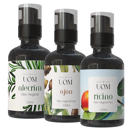 Ojon, Alecrim E Rícino | Super Kit Terapia Capilar | 100ml