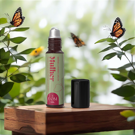 Mulher - Roll On Blend Óleos Essenciais UOM 10ml – Feminilidade em Equilíbrio