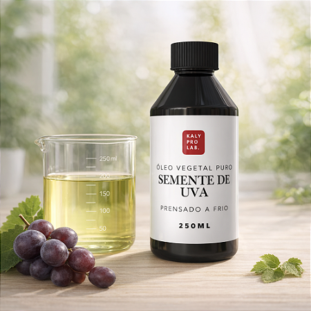 Óleo Vegetal Semente de Uva 100% Puro Kaly Pro Lab 250/500/1000ml