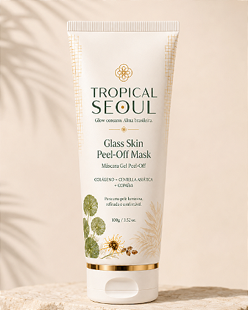 Tropical Seoul Glass Skin Peel Mask – Máscara Facial Efeito Glass Skin 75ml