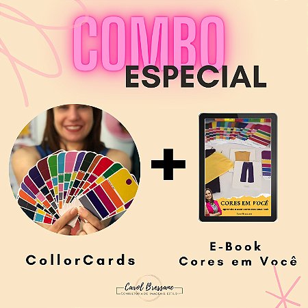 COMBO CORES A SEU FAVOR:  COLLORCARD + E-BOOK CORES EM VOCÊ