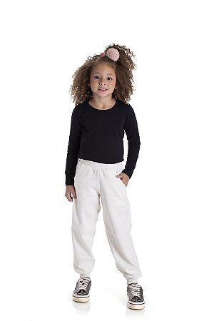 Calça Infantil Feminina em Moletom
