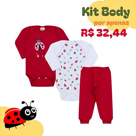 Kit Body Joaninha