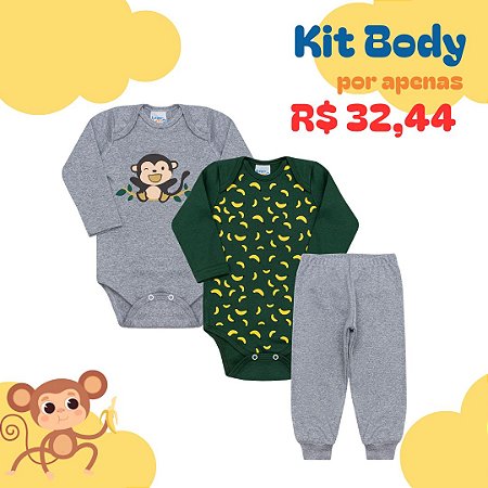 Kit Body Macaquinho