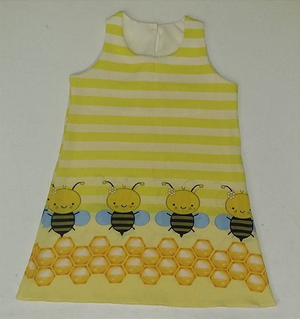 vestido abelhinha