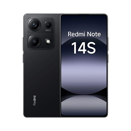 Xiaomi redmi note 14s, 256 gb, 8 ram, 200 mp, 5g, preto