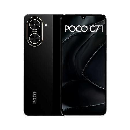 Xiaomi poco c71, 64 gb, 3 ram, 32 mp, 4g, preto