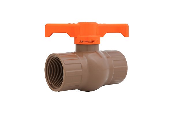 Registro Esfera PVC Rosca Interna c/ Borboleta de 3"