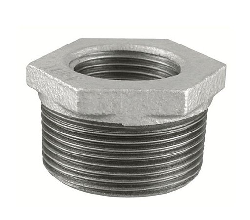 Bucha de Redução Galvanizada de 1.1/4" x 1"