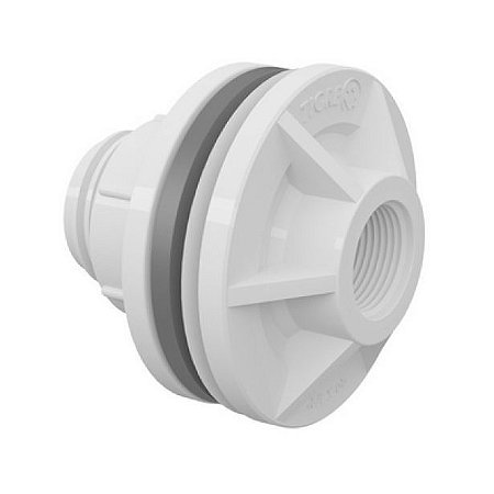 Adaptador PVC Roscável p/ Caixa D' água c/ Anel de 1.1/2"