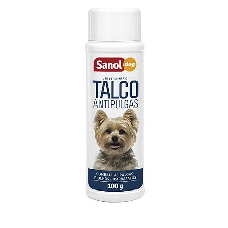 Talco Antipulgas 100g - Sanol Dog