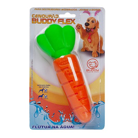 Brinquedo Mordedor Cenourao Buddy Toys modelo Flex