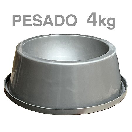 Comedouro Pesado G 1400ml com Concreto 4kg Super Pesado