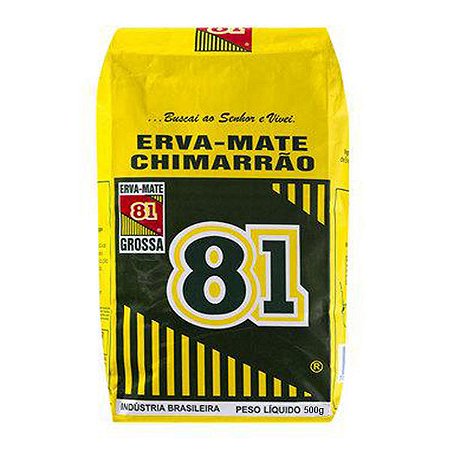 Erva Mate 81 Moída Grossa 500g para Chimarrão
