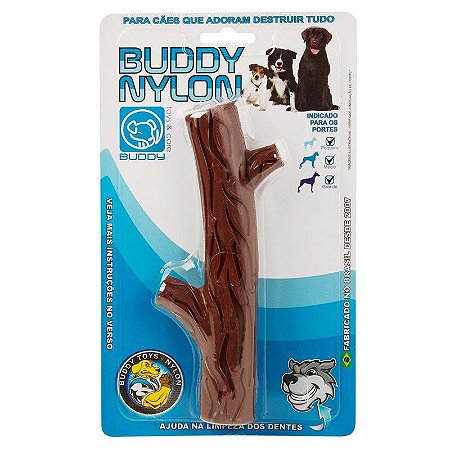 Brinquedo Mordedor Graveto Buddy Toys - Nylon resistente