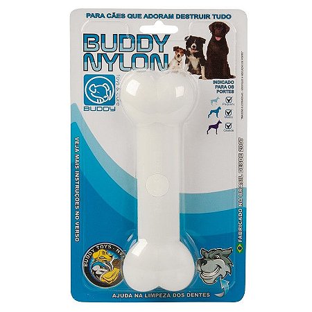Brinquedo Mordedor Osso Buddy Toys - Nylon resistente