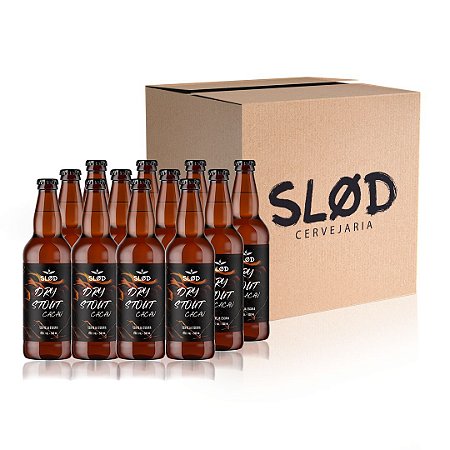 Box Slod Dry Stout Cacau - 12 garrafas 500ml