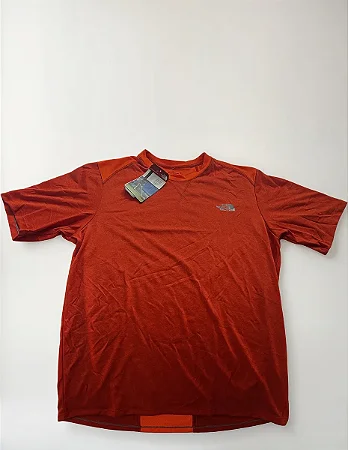 Camiseta M Reactor S/S Crew The North Face – Laranja M e Amarela GG