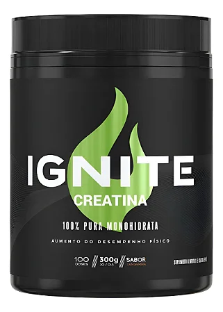 Suplemento Ignite Creatina Monohidratada 300g Tangerina