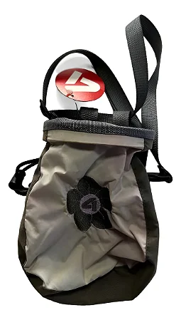 Saco Para Magnésio Escalada Rocha Academia Super Bag 4climb Cinza