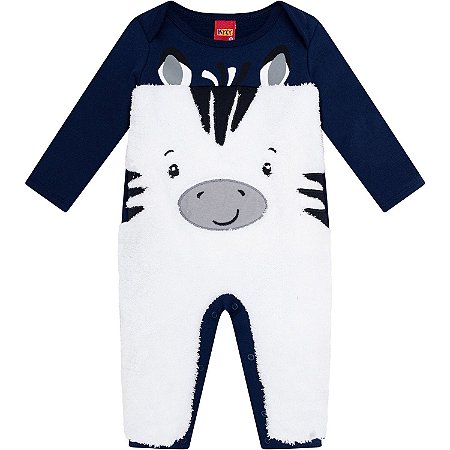 Macacão Bebê Moletom Masculino Kyly