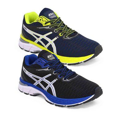 asics verde e azul